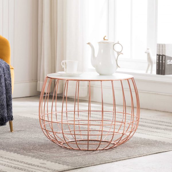 Metal Wire Side Table