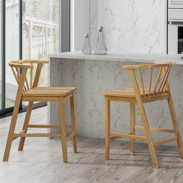 Weston Wood Counter Height Bar Stool