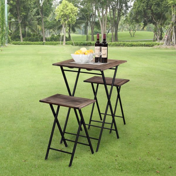 Brookville 3-Piece Folding Bistro Set