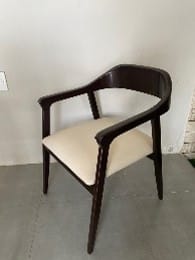 Dining Upholstered Armchair – Walnut (Sample)