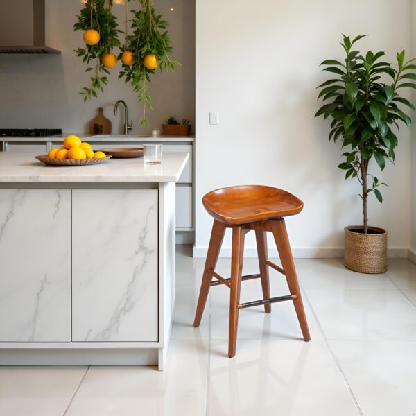 Bali Backless Swivel Stool
