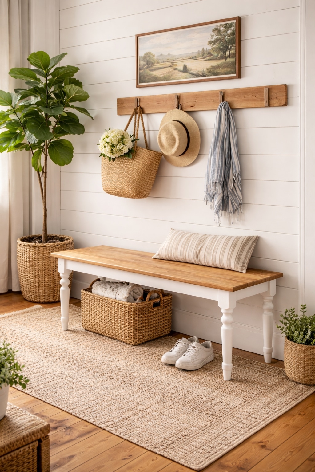 Windsor Backless Wood Bench | Boraam Industries