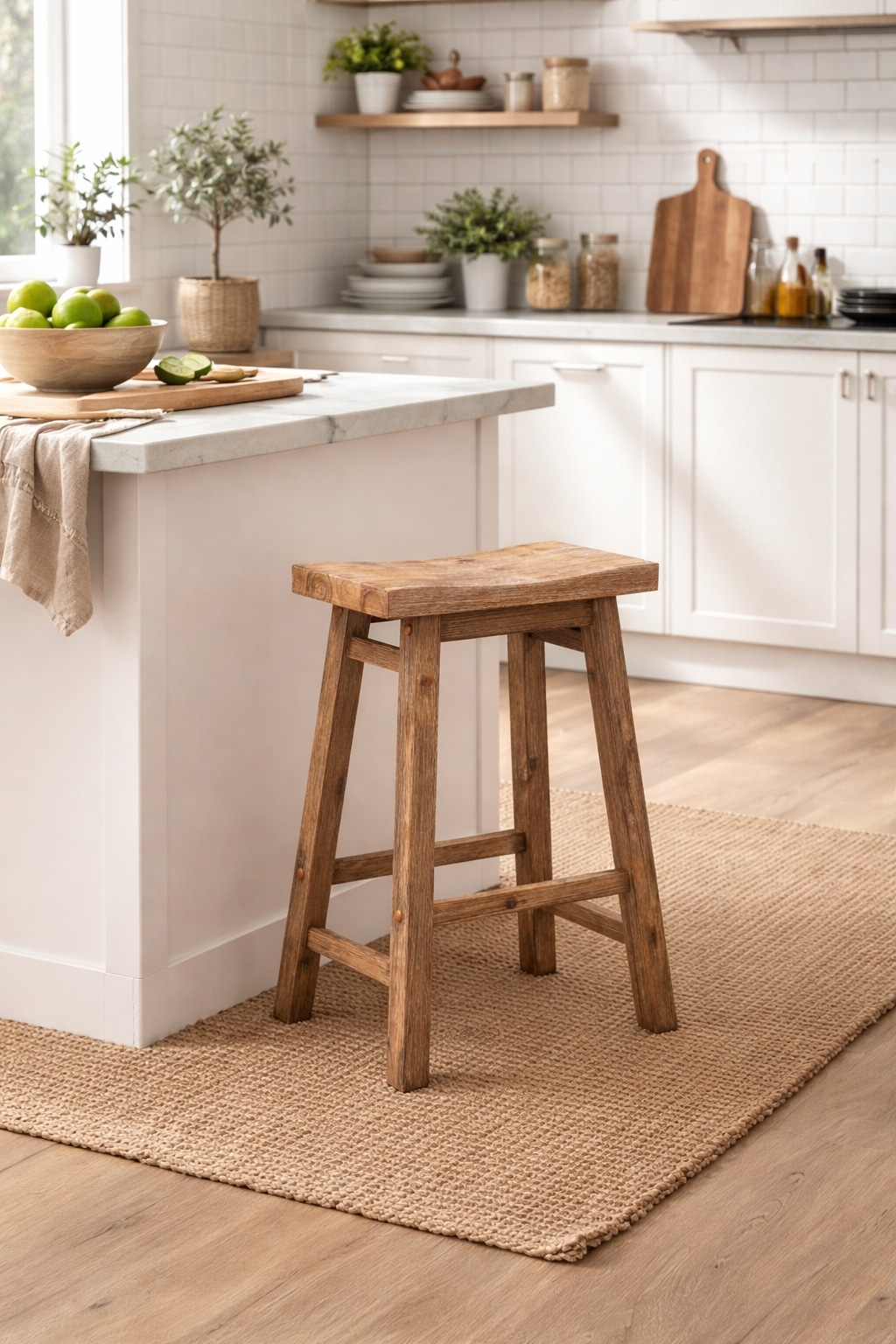 Sonoma Backless Saddle Stool | Boraam Industries