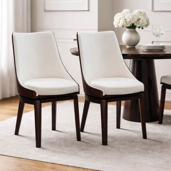 Orleans Swivel High Back Side Chair – Set of 2