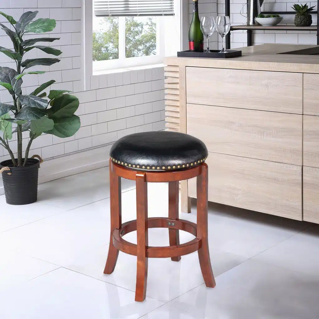 Backless swivel deals counter height stools