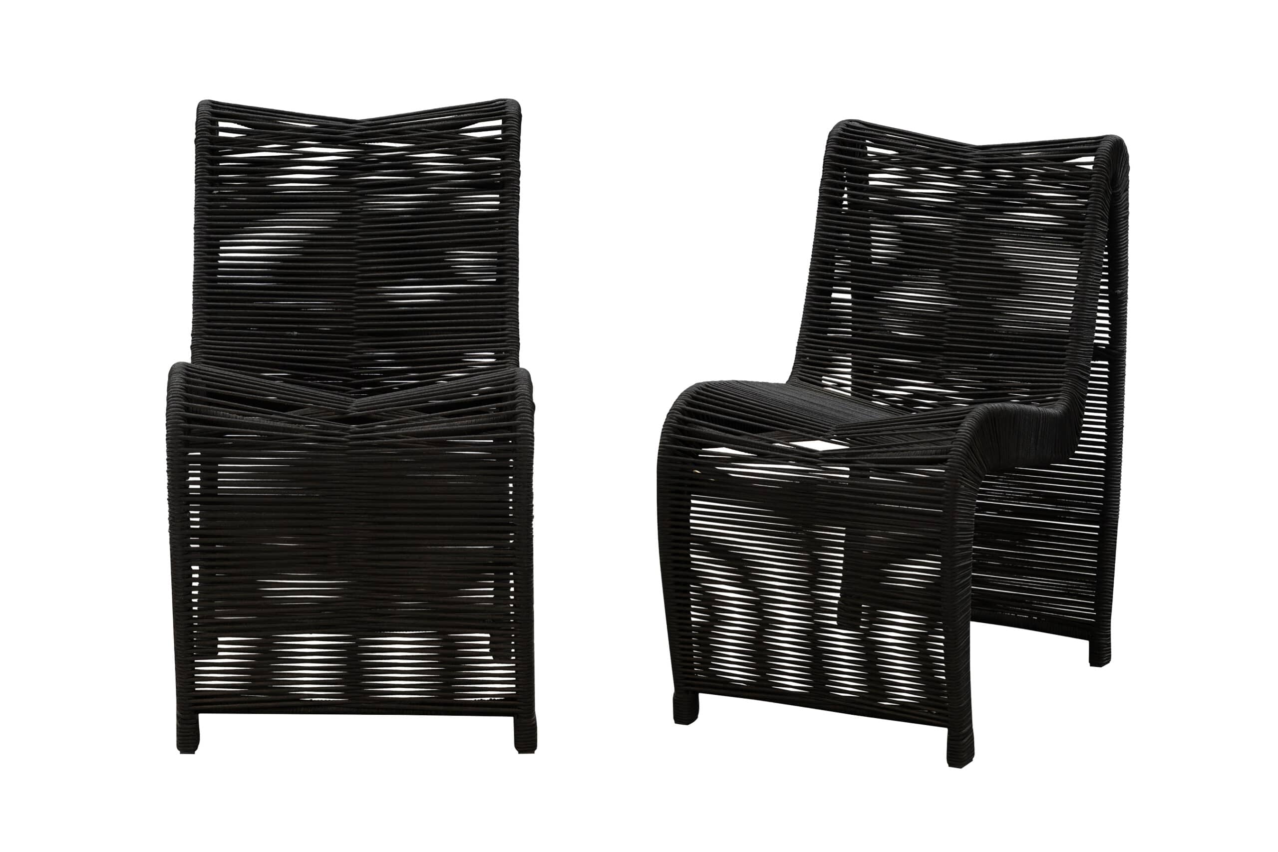 Lorenzo Rope Outdoor Patio Chairs, Set of 2