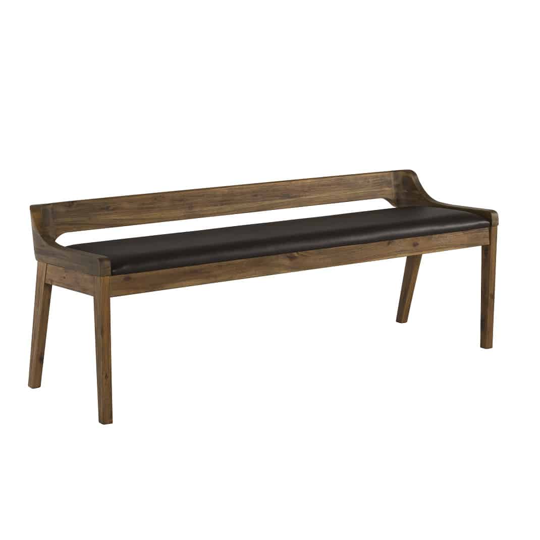 boraam rasmus low back dining bench